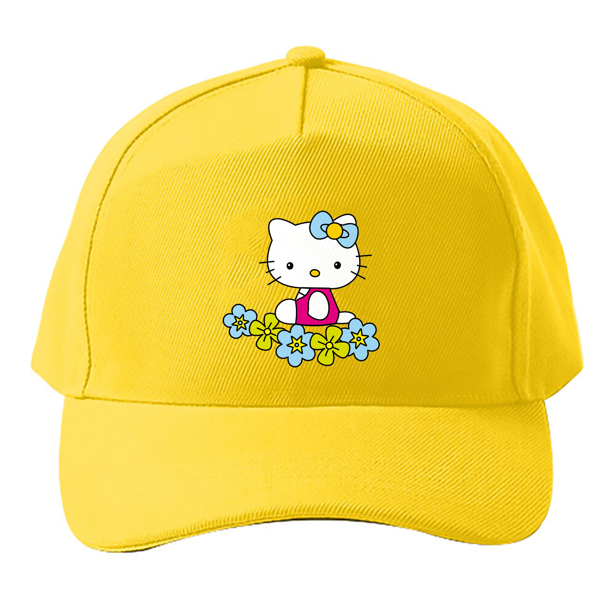 （画像用） Hello Kitty ハローキティ ベースボールキャップ 綿100％ 男女兼用 帽子 スポーツ